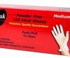 Gloves Vinyl MEDIUM Clear Powder free 100 Pack